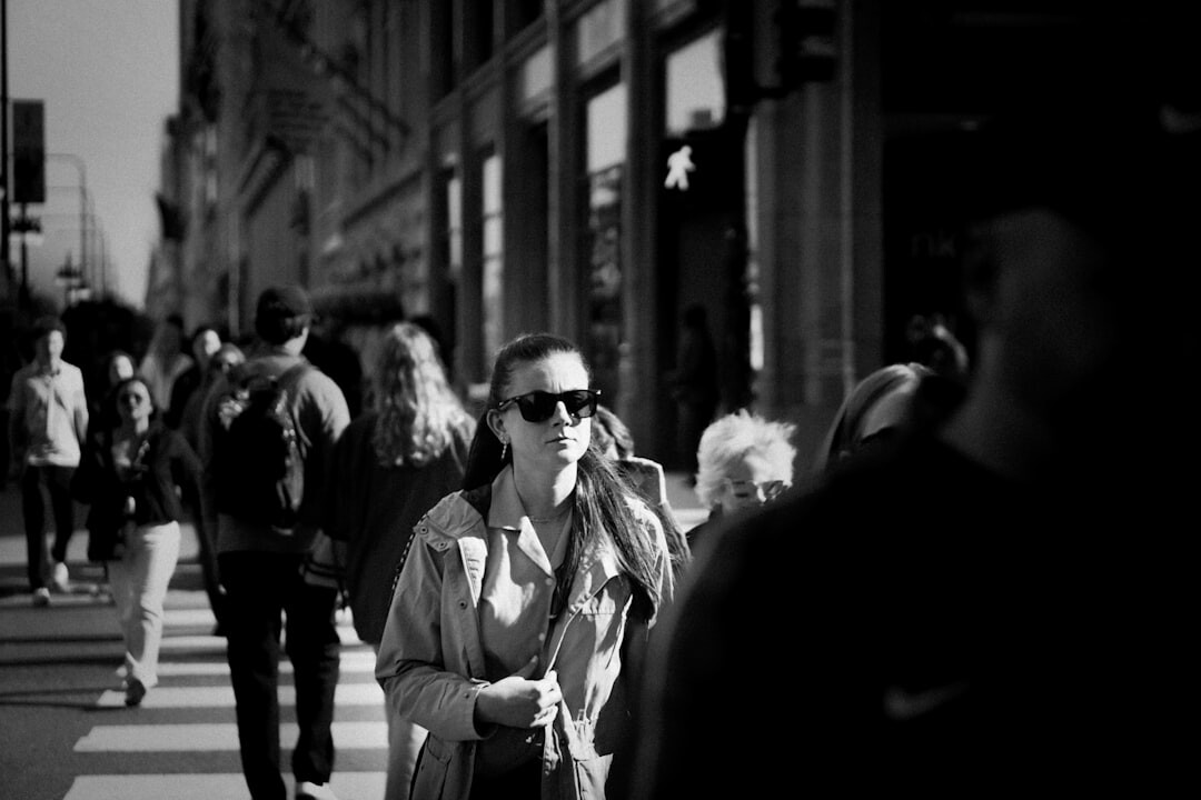 celebrity walking in city