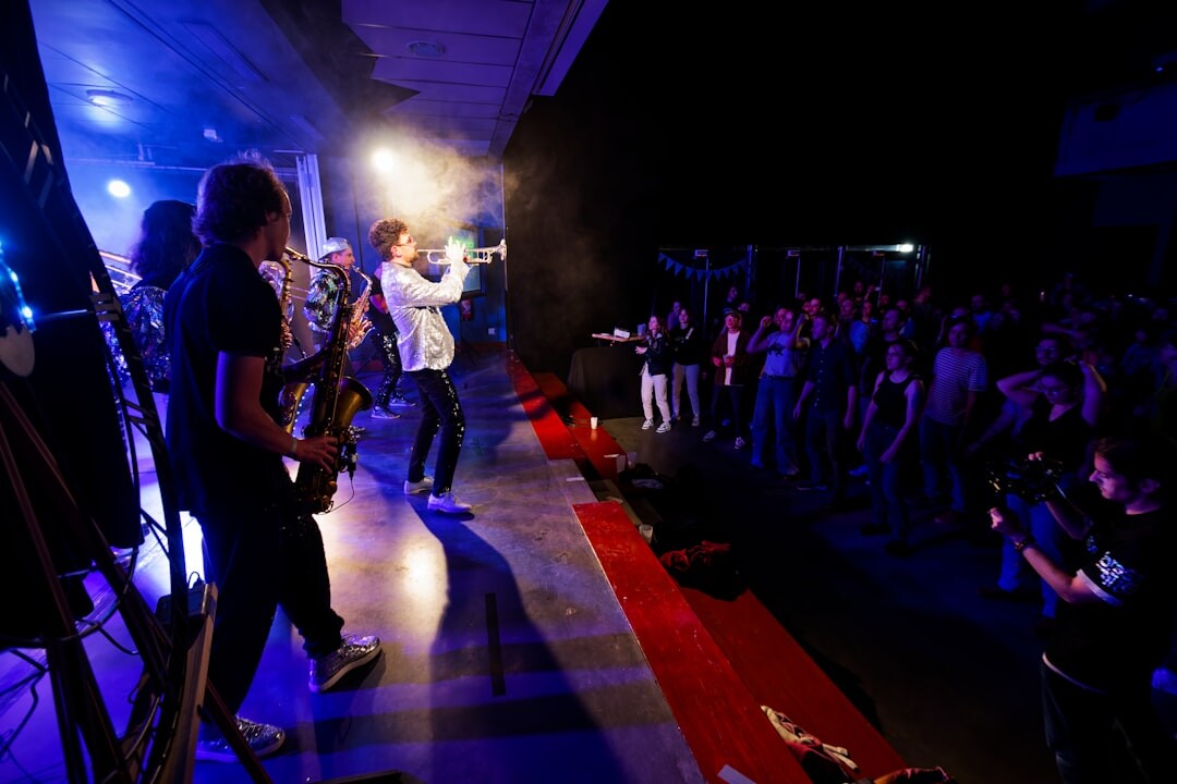 french musician performing live